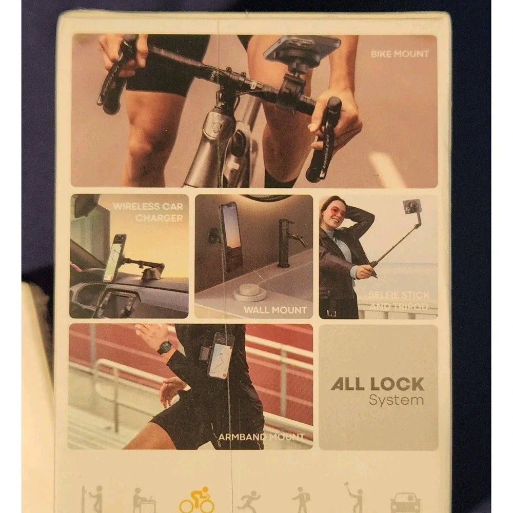 Lot Lamicall Bike Handlebar Phone Holder, Backpack Phone Wall Mount Cell Adpater